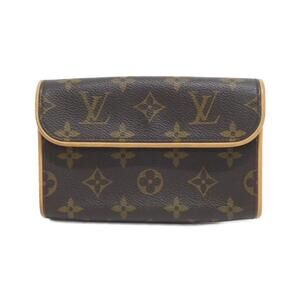 LOUIS VUITTON Authentic Brown Monogram Pochette Fanny Pack